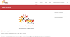 Desktop Screenshot of enhancefitnesscoaching.com