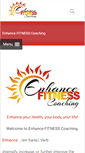 Mobile Screenshot of enhancefitnesscoaching.com